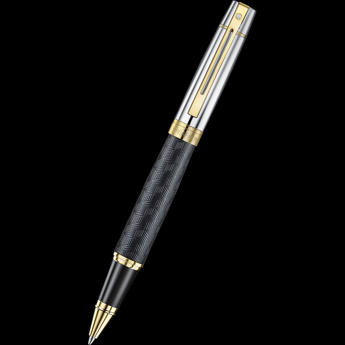 Sheaffer 300 Rollerball Pen – Engraved Matt Black