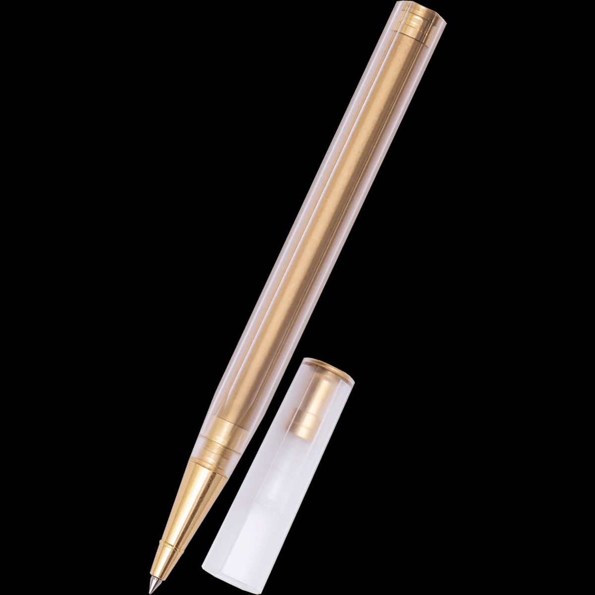 YStudio Glamour Evolve Rollerball Pen – Elemental Brass Gold