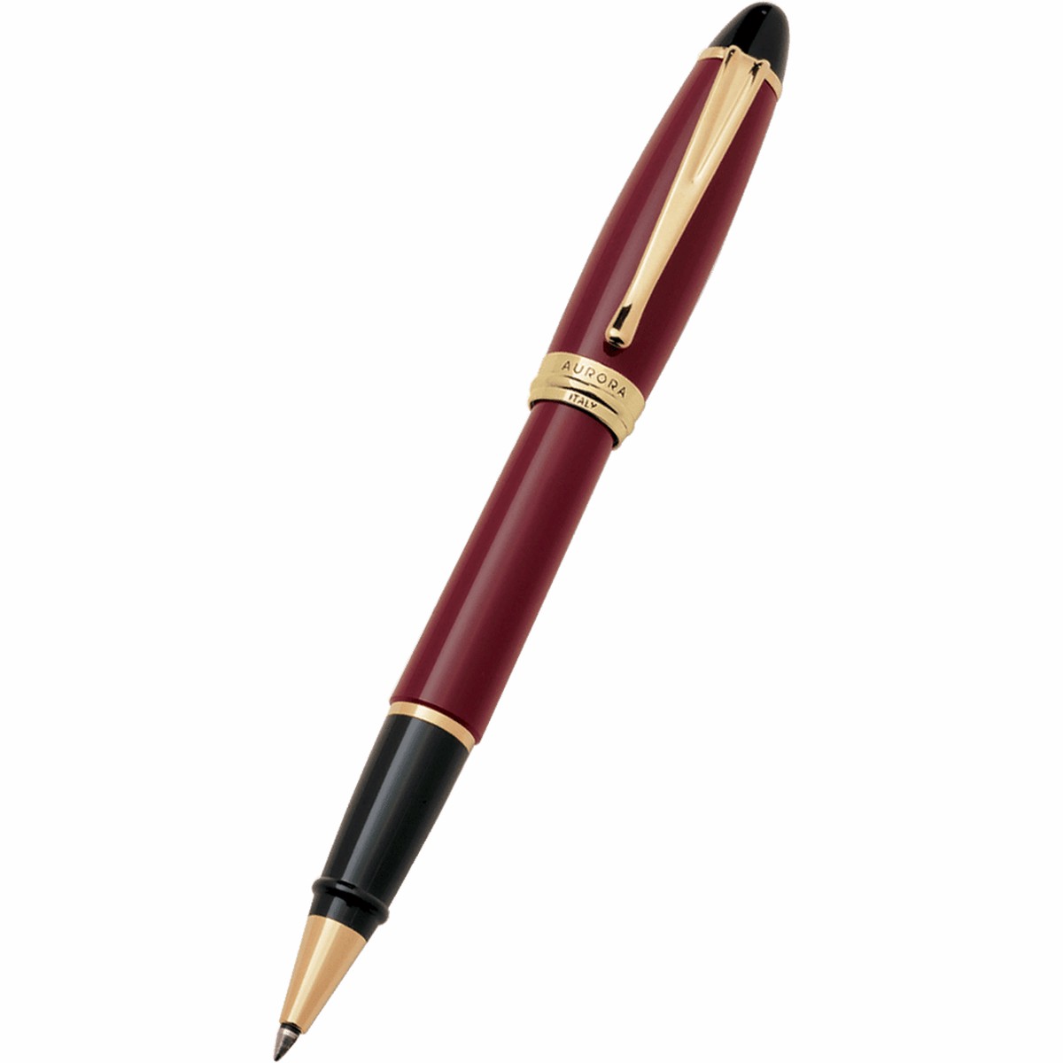 Aurora Ipsilon Resin Rollerball Pen – Bordeaux