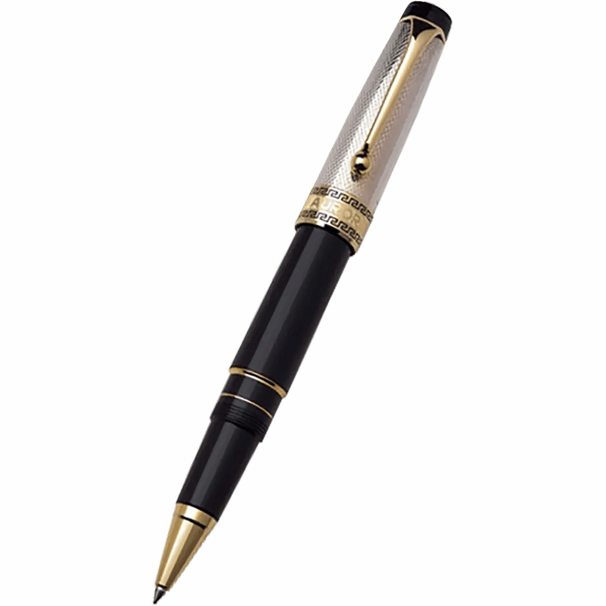 Aurora Optima Rollerball Pen – Solid Silver