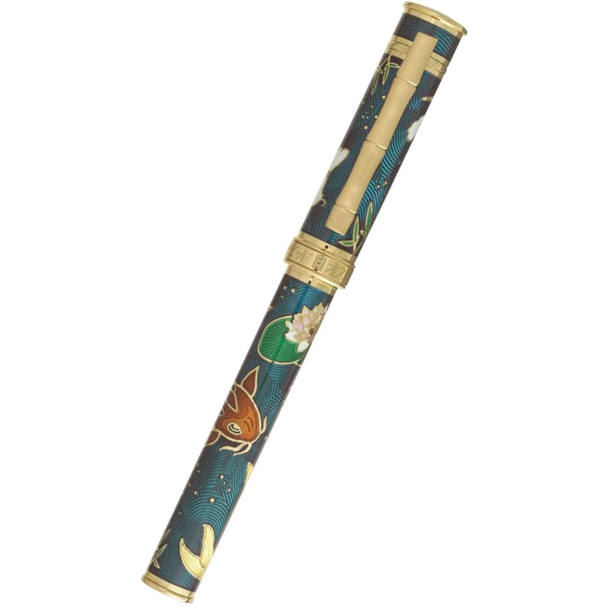 David Oscarson Koi Rollerball Pen – Teal
