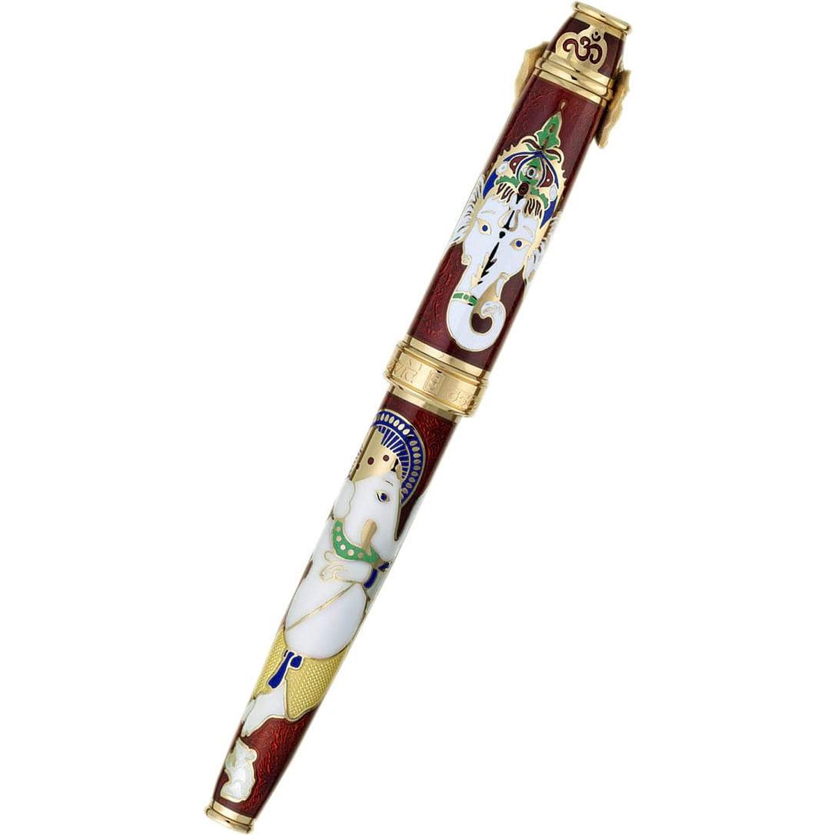 David Oscarson Lord Ganesha Rollerball Pen – Ruby Red