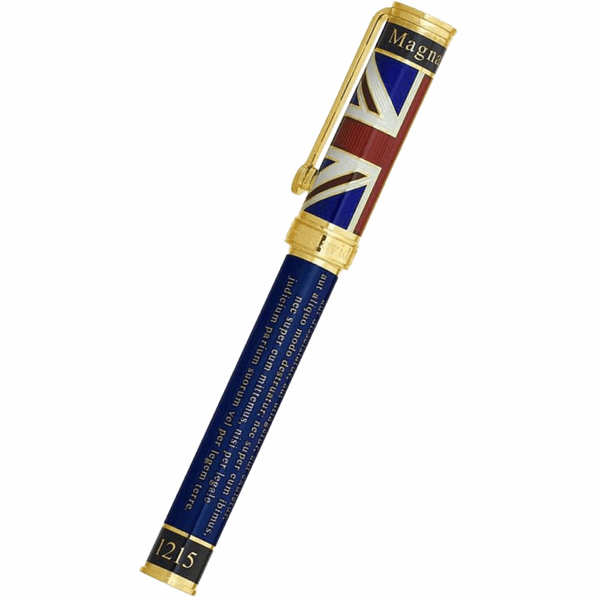 David Oscarson Magna Carta Rollerball Pen – Translucent Sapphire