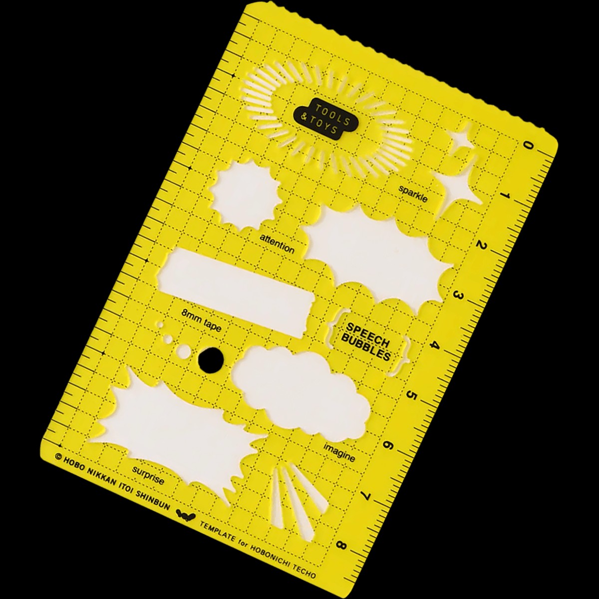 Hobonichi Stencil – Speech Bubbles