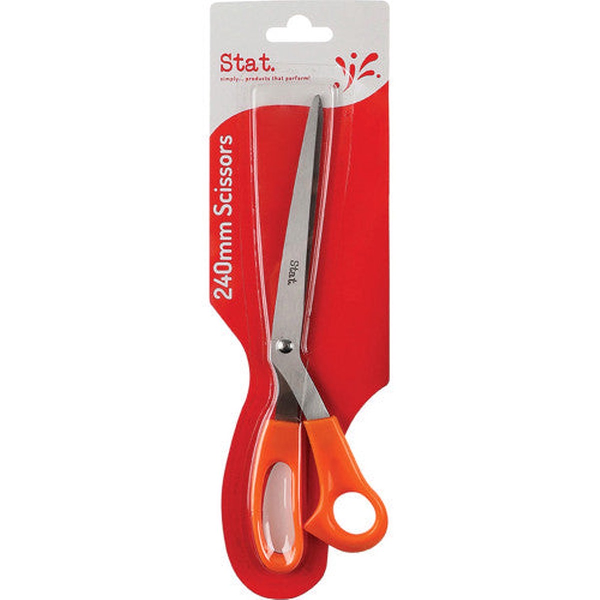 Stat Scissors 240mm Orange Grip