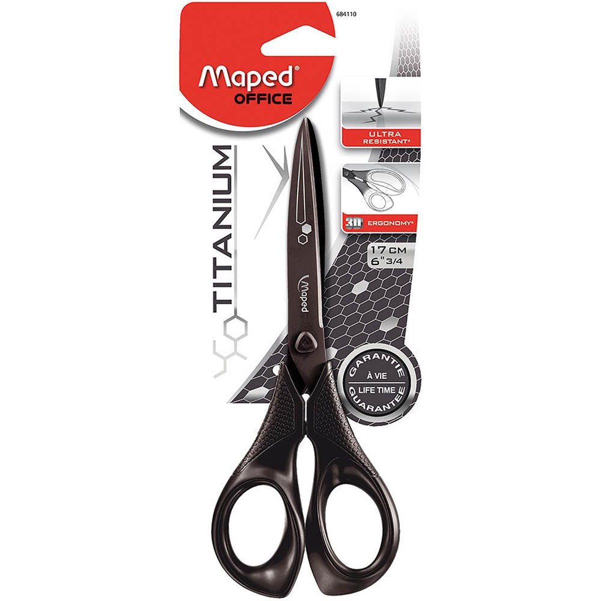 Maped Expert Scissors Titanium 170mm High Precision