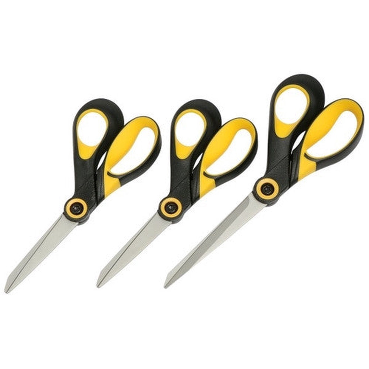 Marbig Titanium Edge Scissors 215mm Yellow Black