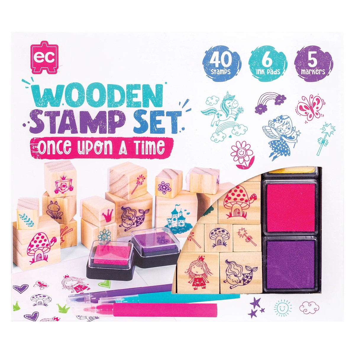 Wooden Stamp Set Once Upon A Time