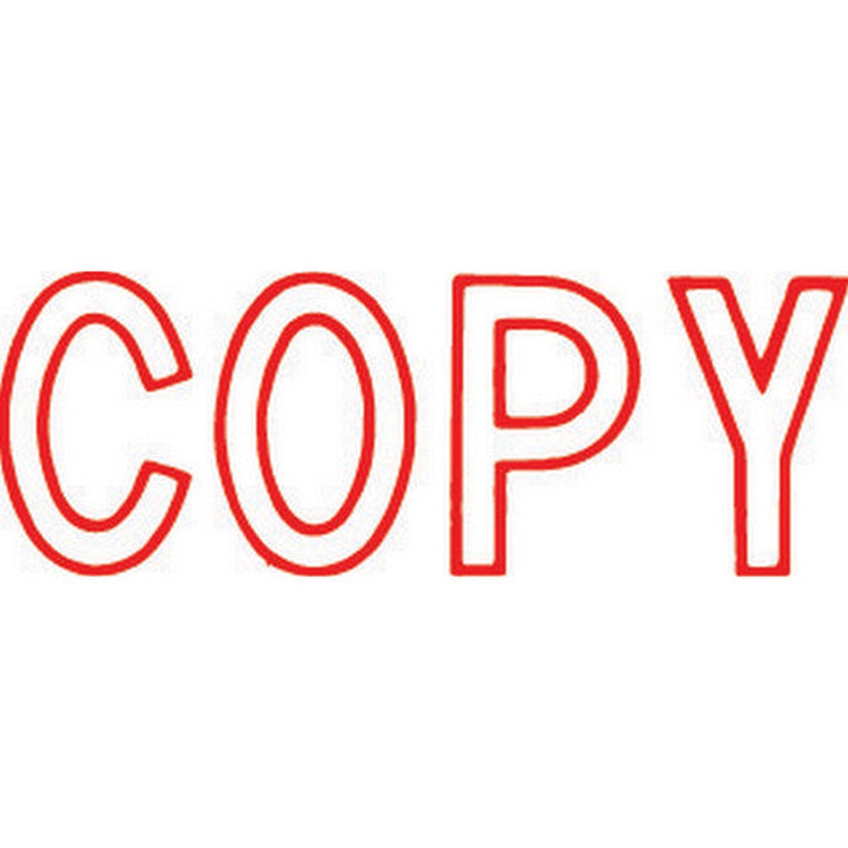 Xstamper CX-BN Message Stamp Copy Red