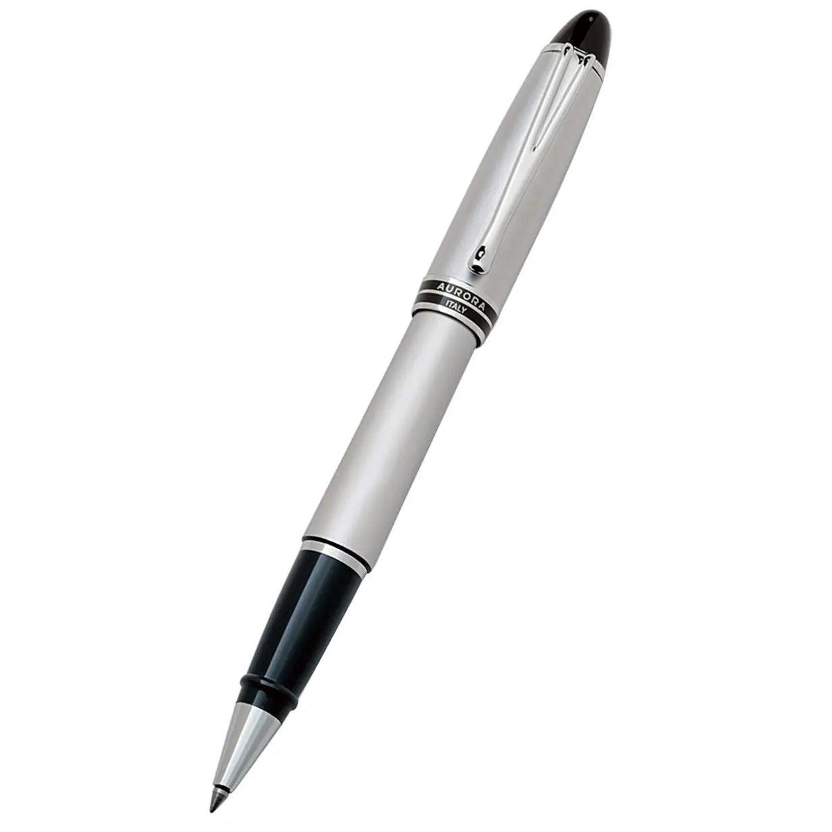 Aurora Ipsilon Rollerball – Chrome – Black