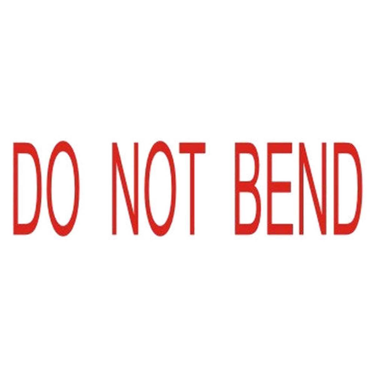 Deskmate Pre-Inked Office Stamp Do Not Bend Red