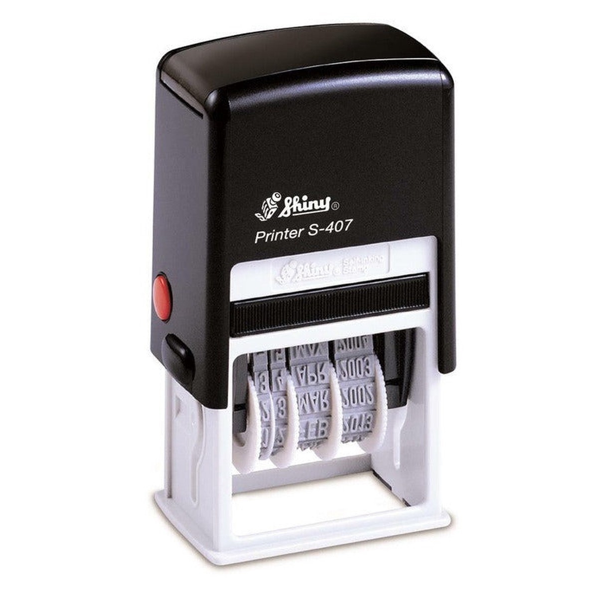 Staedtler Shiny Self-Inking Date Stamp Entered Message 9S407