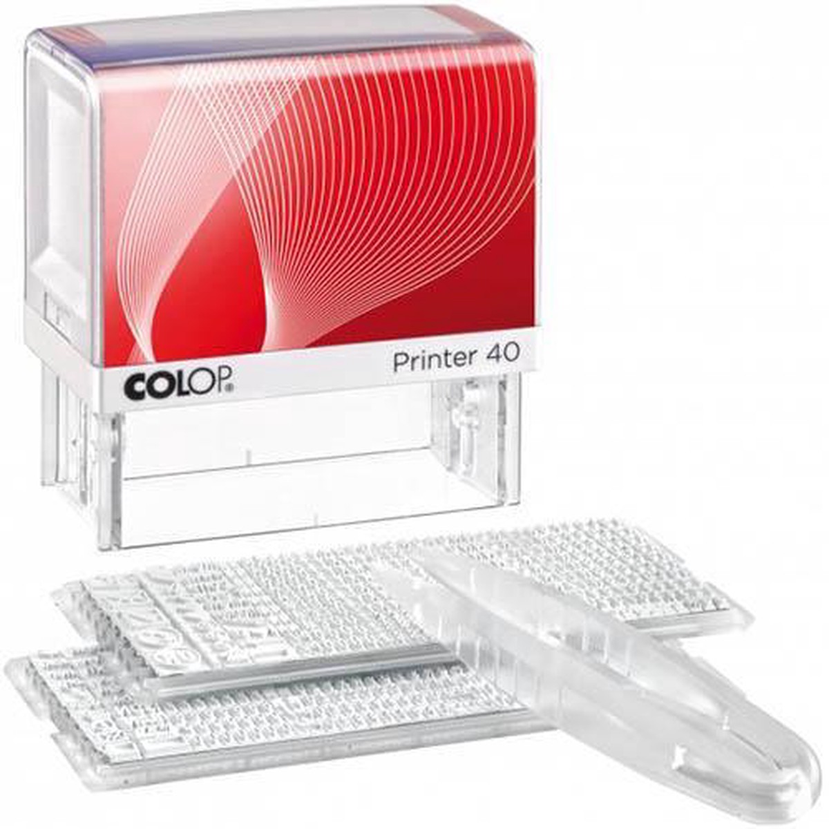 Colop P40 Do It Yourself Stamp Set 2 Typesets Black