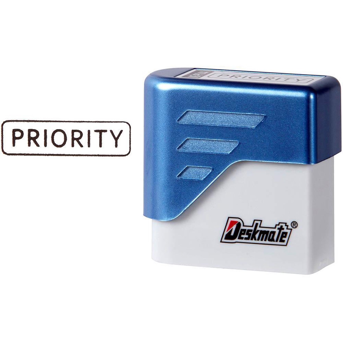 Deskmate Pre-Inked Stamp Priority Black