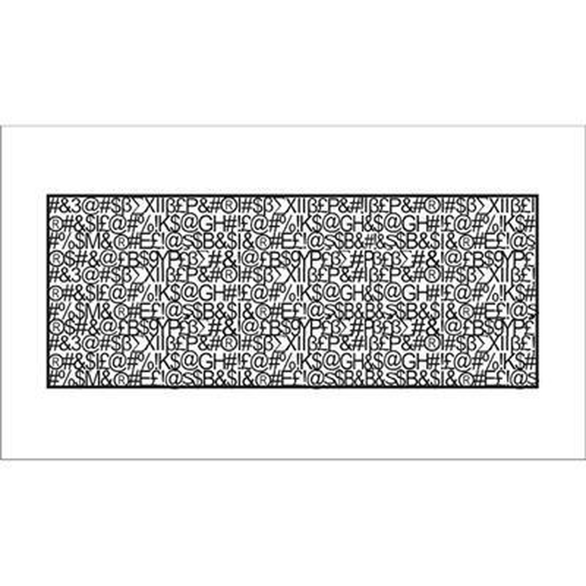 Deskmate Self-Inking Stamp Privacy Black