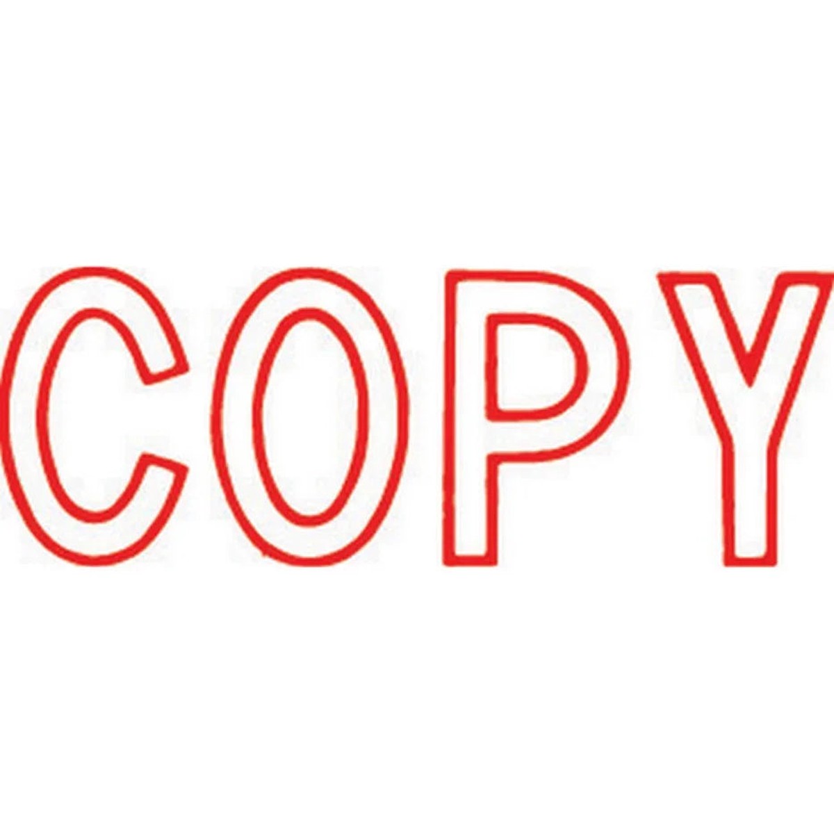 Xstamper CX-BN 1006 Message Stamp Copy Red