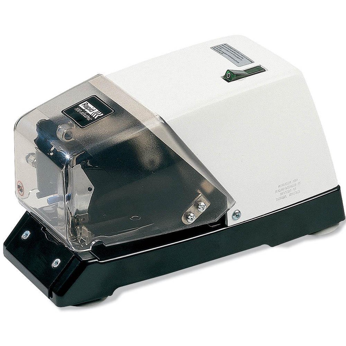 Rapid 100E Classic Electric Stapler Black/White