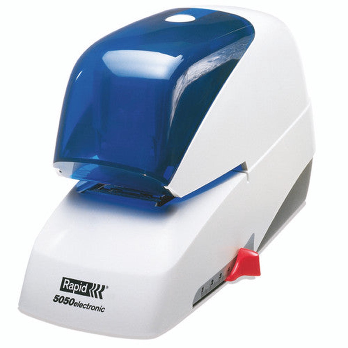 Rapid 5050E Electric Stapler White Blue