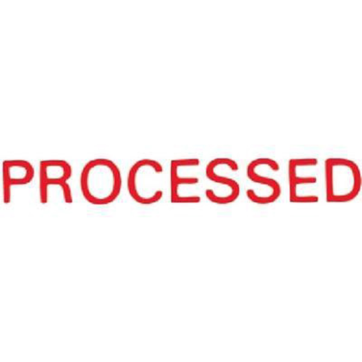 Xstamper Cx-Bn 1314 Message Stamp Processed Red