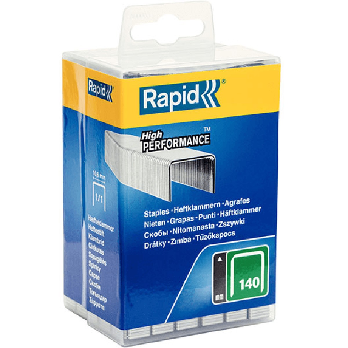 Rapid High Performance Staples 140/10 Box 5000