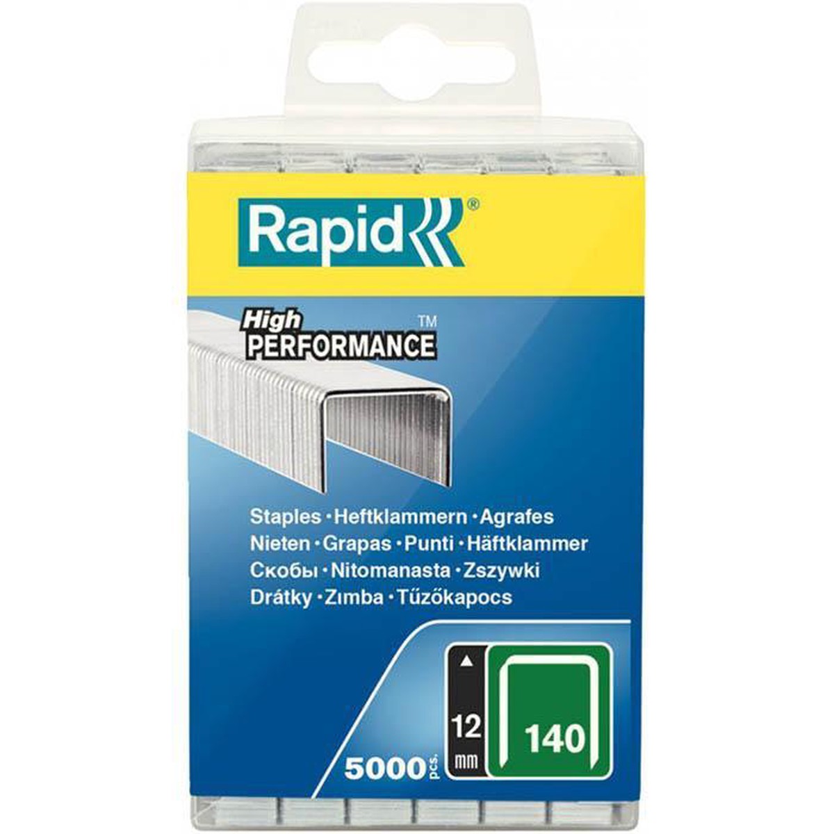 Rapid High Performance Staples 140/12 Box 2000