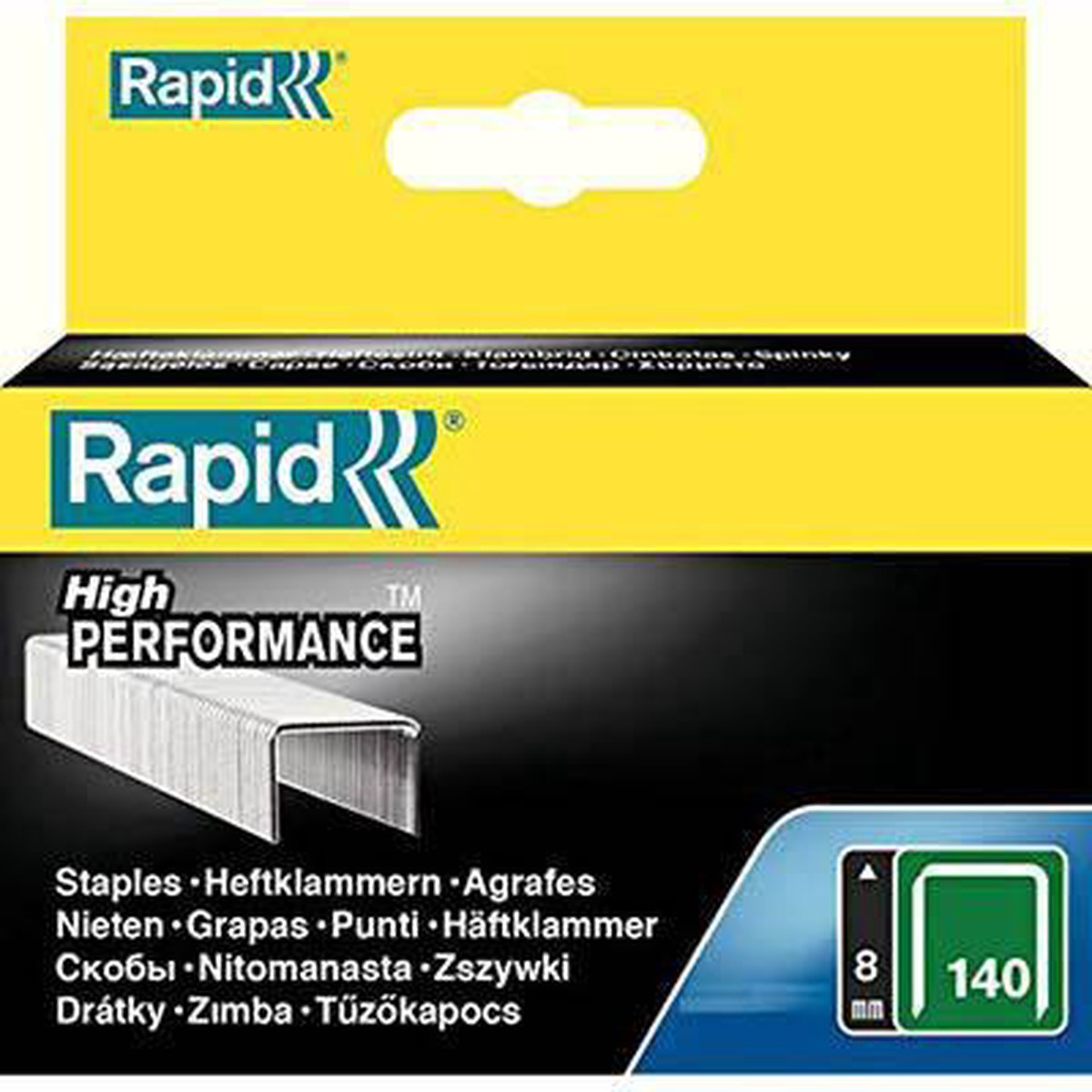 Rapid High Performance Staples 140/8 Box 2000