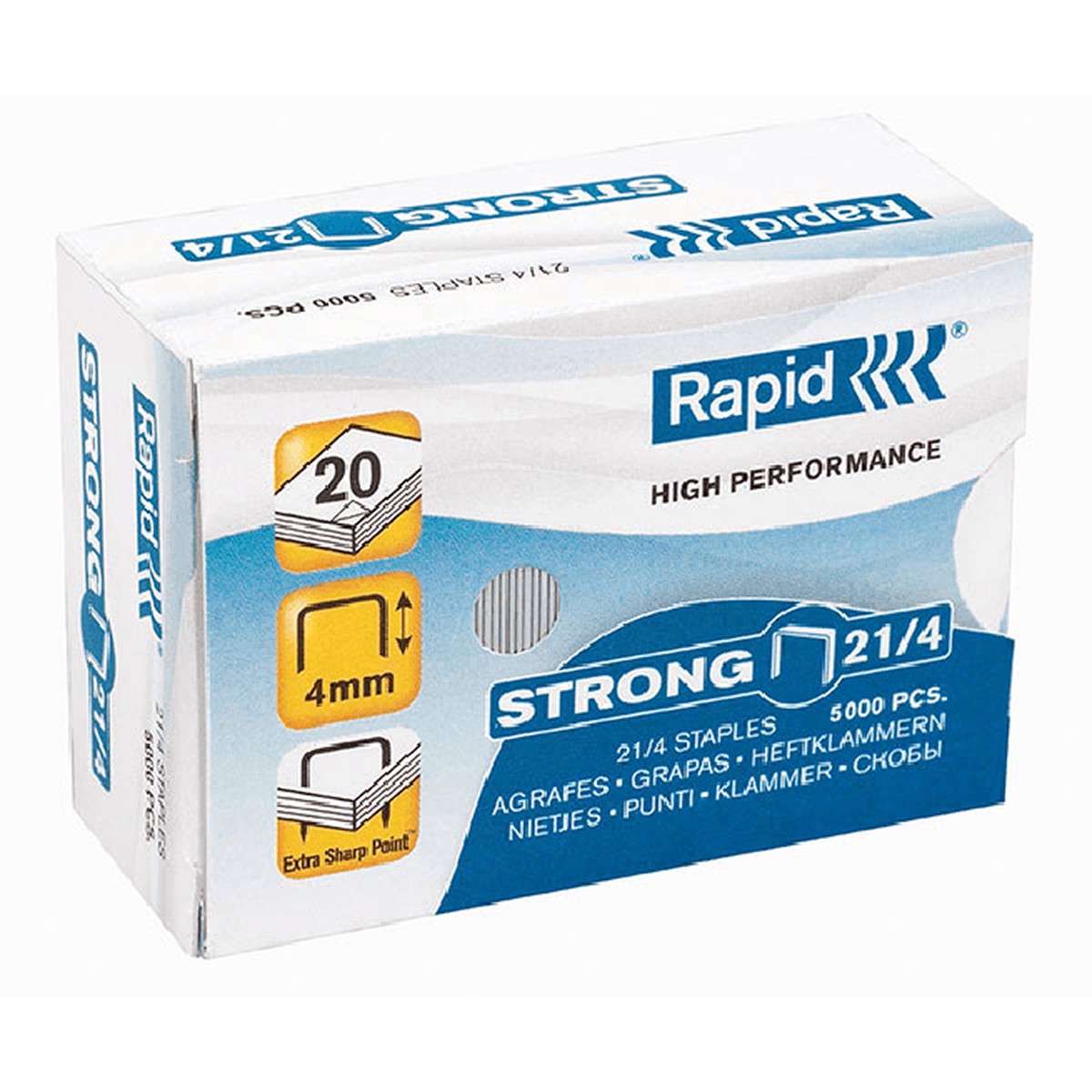 Rapid Strong Staples 21/4 Box 5000