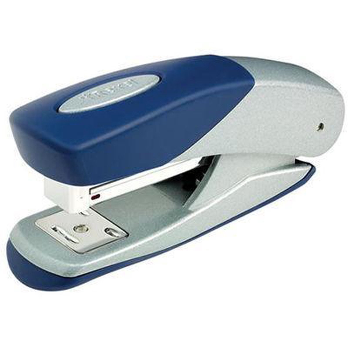 Rexel Matador Pro Half Strip Stapler Silver Blue