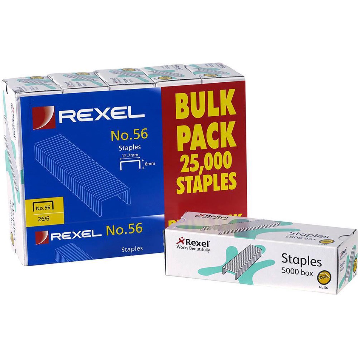 Rexel No.56 Staples Box 5000 Pack 5