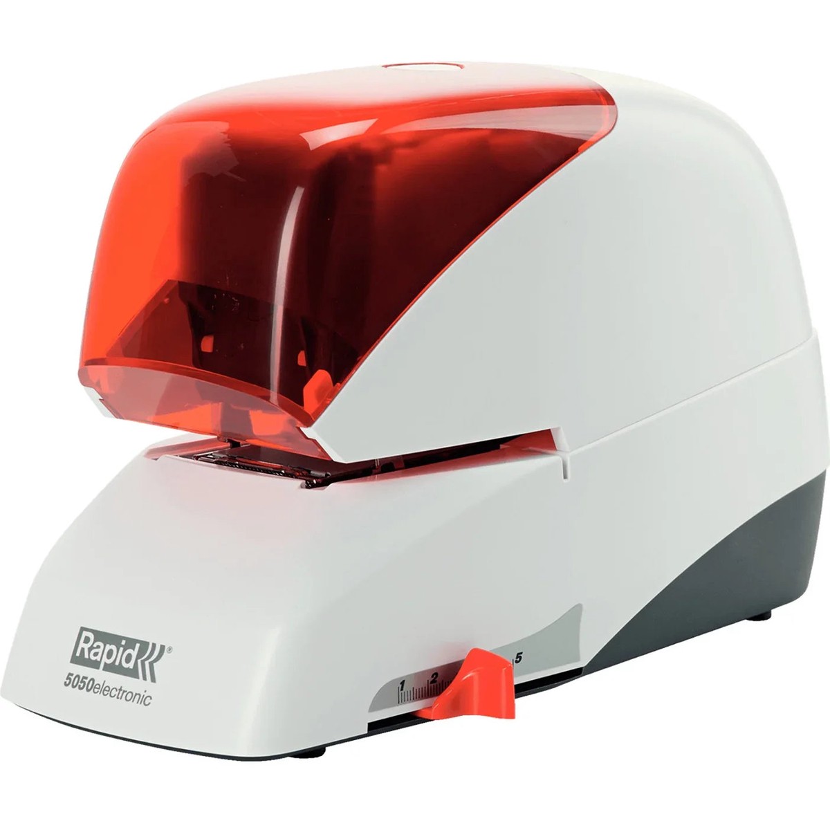 Rapid 5050E Supreme Electric Stapler Silver Orange