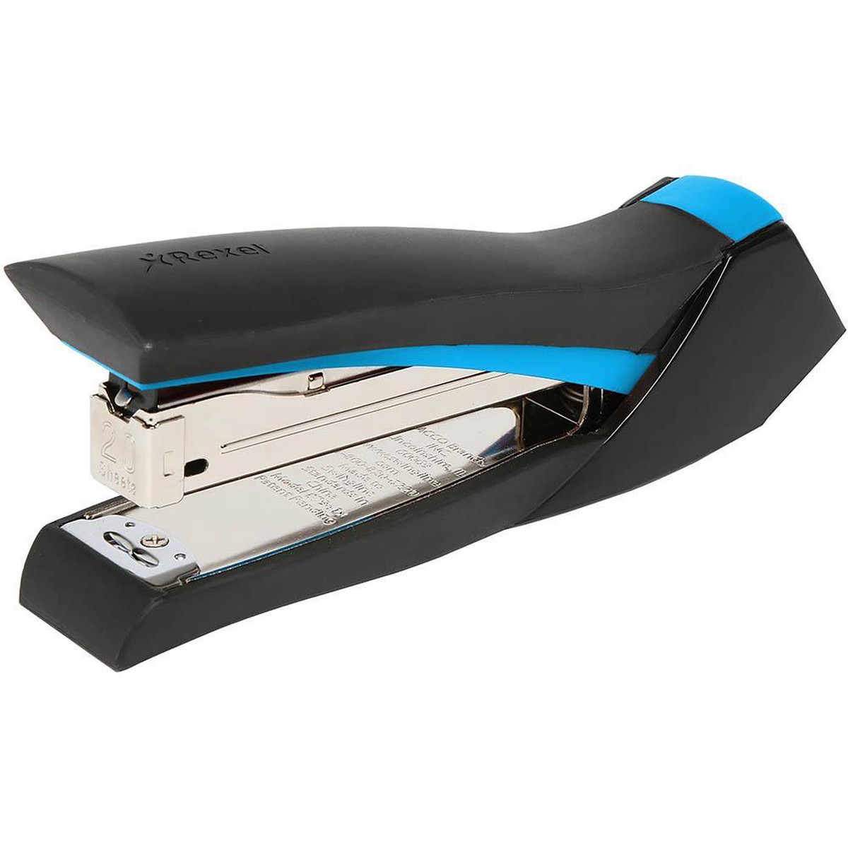 Rexel Smoothgrip Stapler Full Strip 20 Sheet Black/Blue