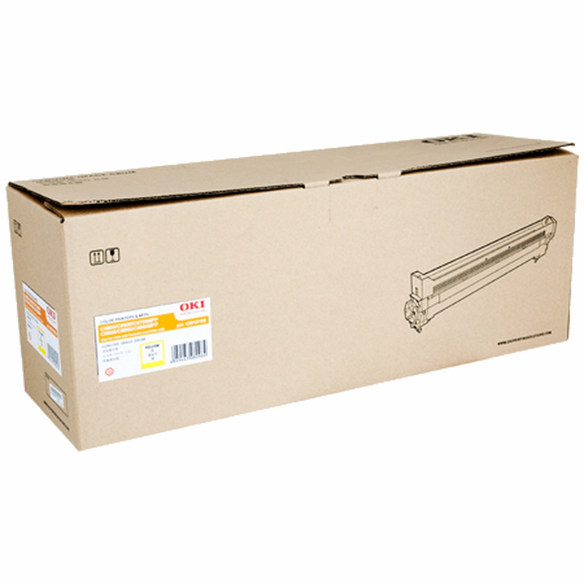 OKI C612 Drum Unit 30000 Pages Yellow