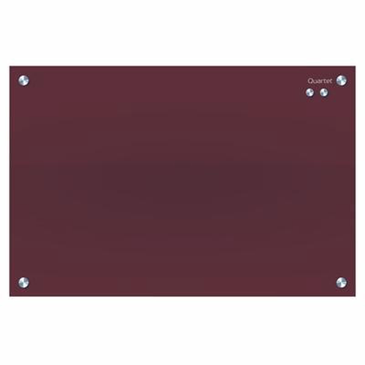 Quartet Infinity Glassboard 450 X 600Mm Red