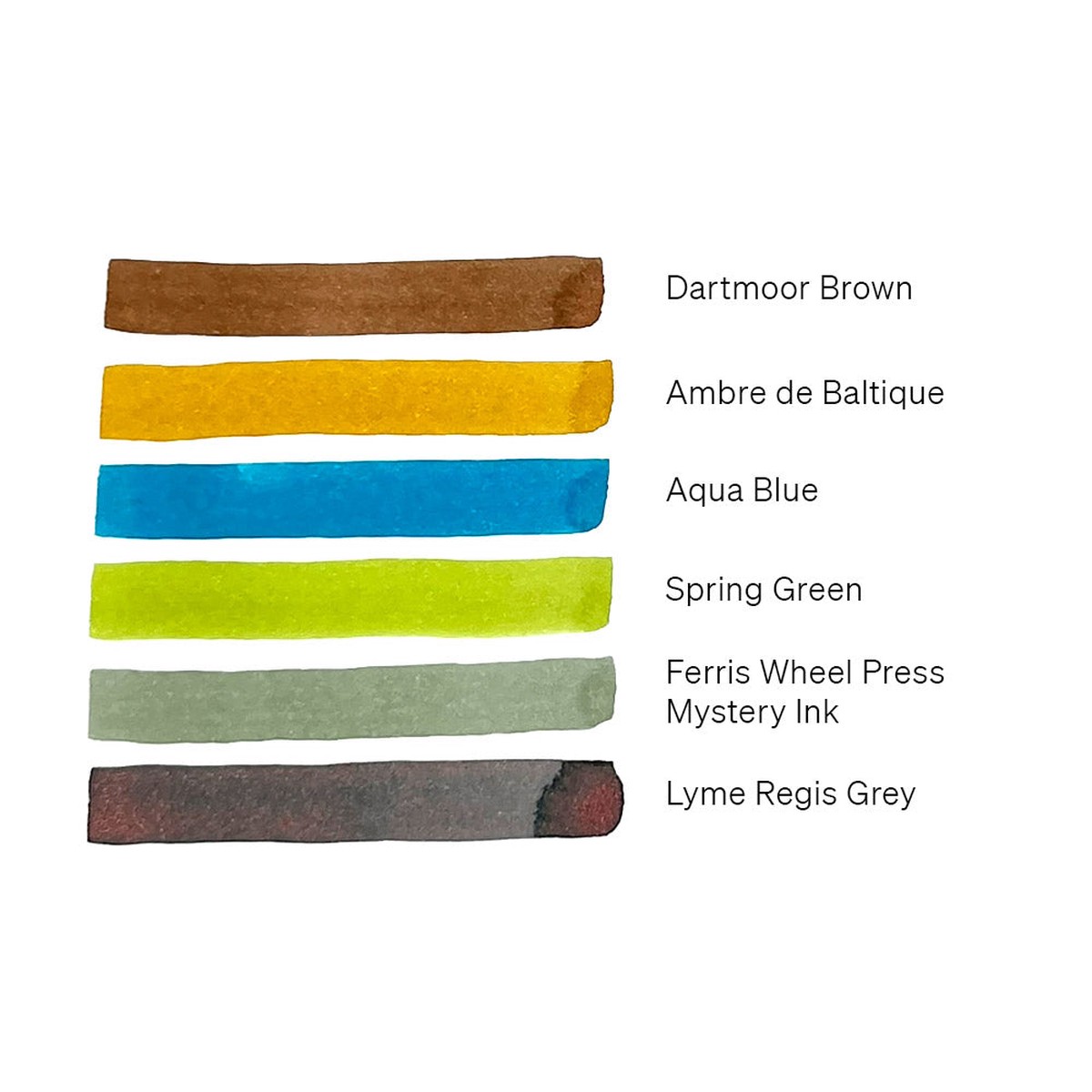 Ink Sampler Box: Earth and Nature
