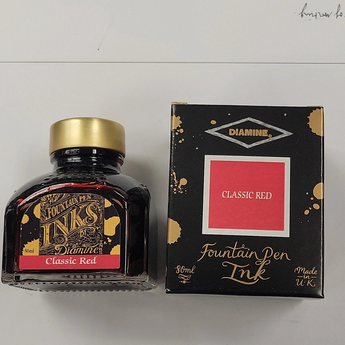 Diamine Ink Bottle – Classic Red – 80ml