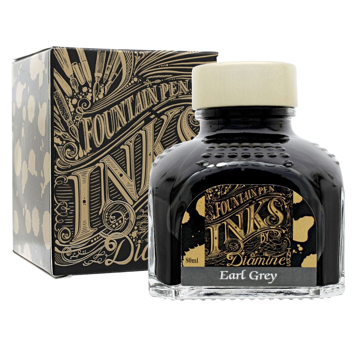 Diamine Ink Bottle – Earl Grey – 80 ml