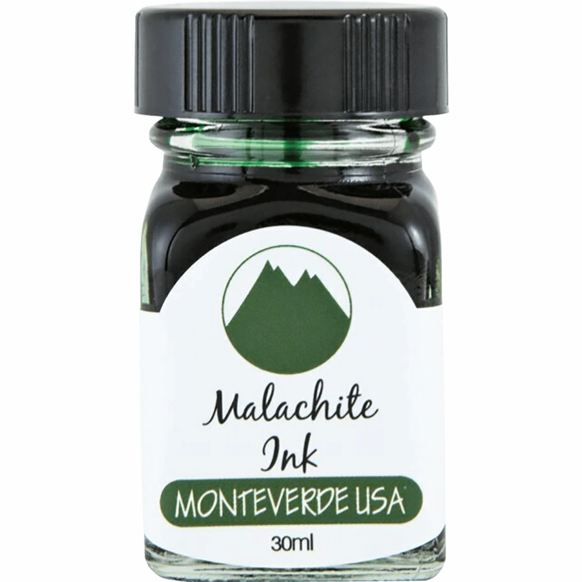Monteverde Gemstone Ink Bottle – Malachite – 30ml